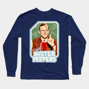 Mister Peepers 50s TV Schoolmaster Long Sleeve T-Shirt